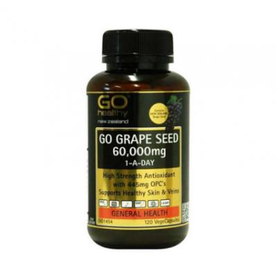 GOHealthy高之源 6000mg葡萄籽胶囊 120粒