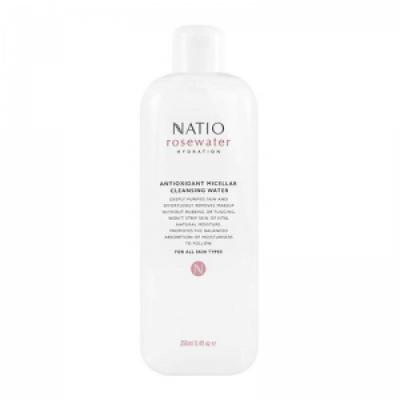 Natio 天然萃取玫瑰水抗氧化卸妆水 250ml