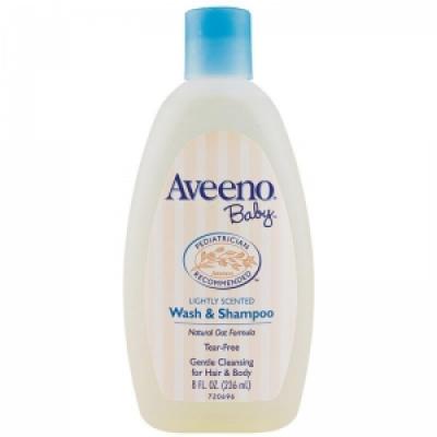 Aveeno baby 婴儿宝宝洗发沐浴液 W&S 236m...