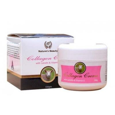 Nature Beauty NB自然美 胶原蛋白绵羊油面霜100g