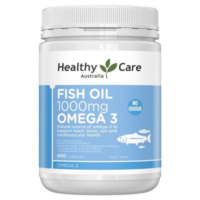 Healthy Care HC 鱼油Omega3 1000mg400粒