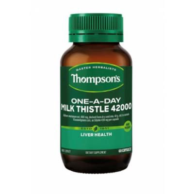 Thompson's 汤普森奶蓟草护肝片42000 60粒 ...