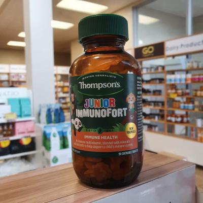 Thompson's 汤普森 儿童多种维生素矿物会免疫片 90片