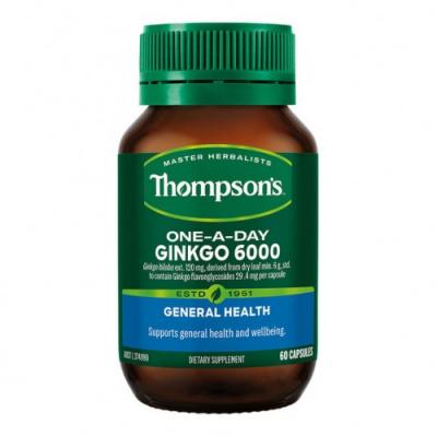 Thompson's 汤普森 健脑补脑 银杏精华60粒