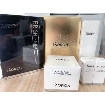 eaoron美白礼盒（新款黑膜+卡卡杜李素颜霜+新款洁面+A...