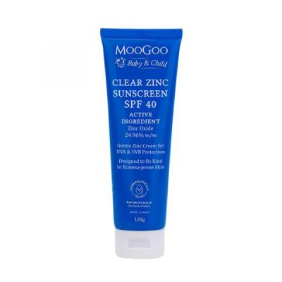 MooGoo宝宝天然物理防晒乳120g