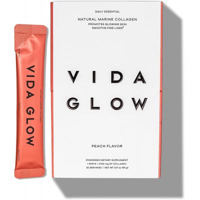 Vida glow 深海天然胶原蛋白粉30*3g 蜜桃味