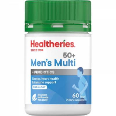 Healtheries贺寿利 50+男性维生素 50岁+男性...
