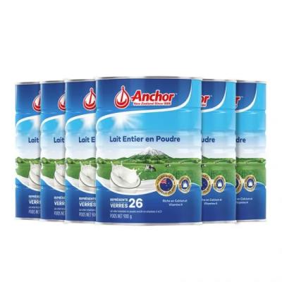 【包邮顺丰快线7-10天收】安佳Anchor 成人全脂奶粉罐装 900g/罐【一箱6罐包邮包税】