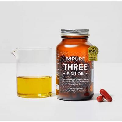 BePure THREE深海鱼油胶囊2000mg 120粒