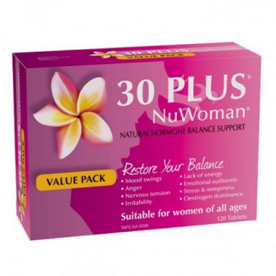 30 Plus NuWoman女性 荷尔蒙他情绪调节片 更年...