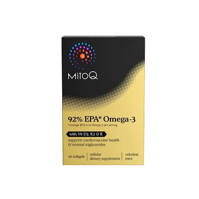 MitoQ 高浓度EPA鱼油胶囊 欧米伽3 60粒