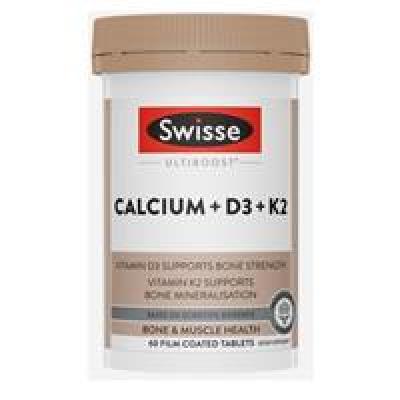 Swisse斯维诗 钙+VD3+K2片剂 60片