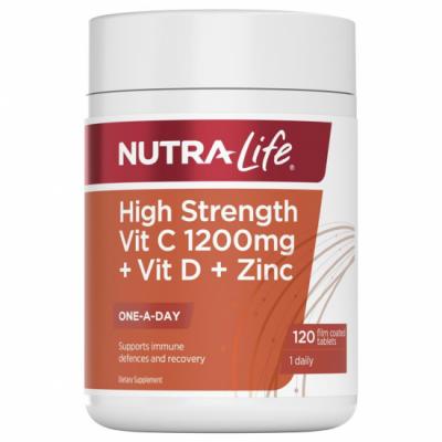Nutralife 纽乐 维生素C VC1200mg +VD...